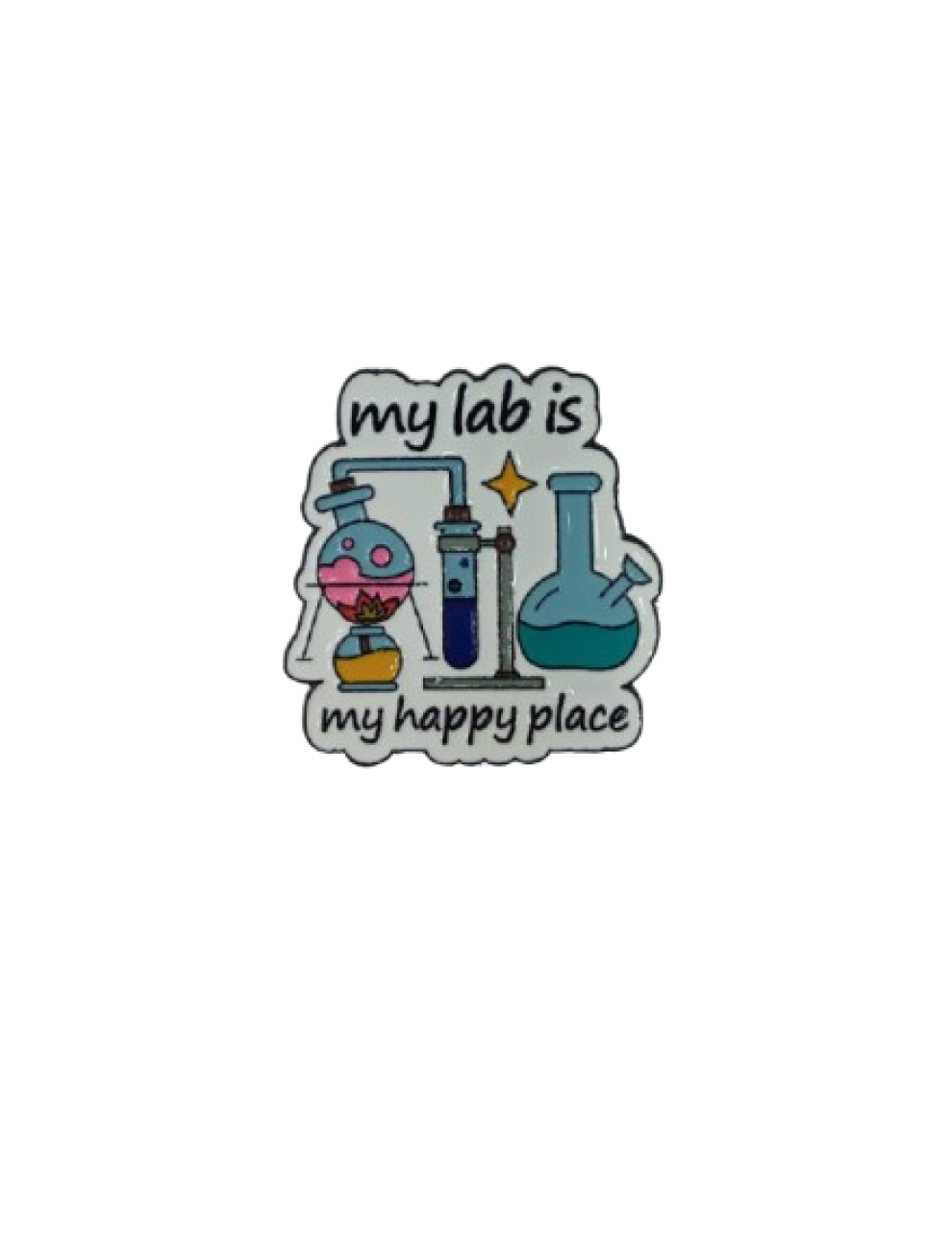 My lab is my happy place 