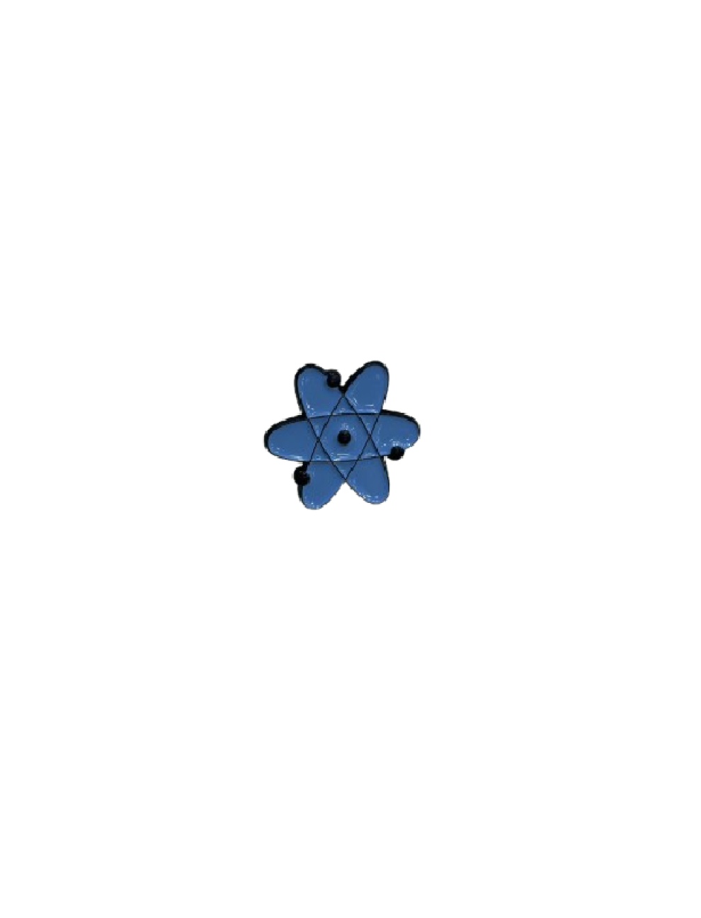 átomo azul
