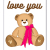 Love you - Urso 