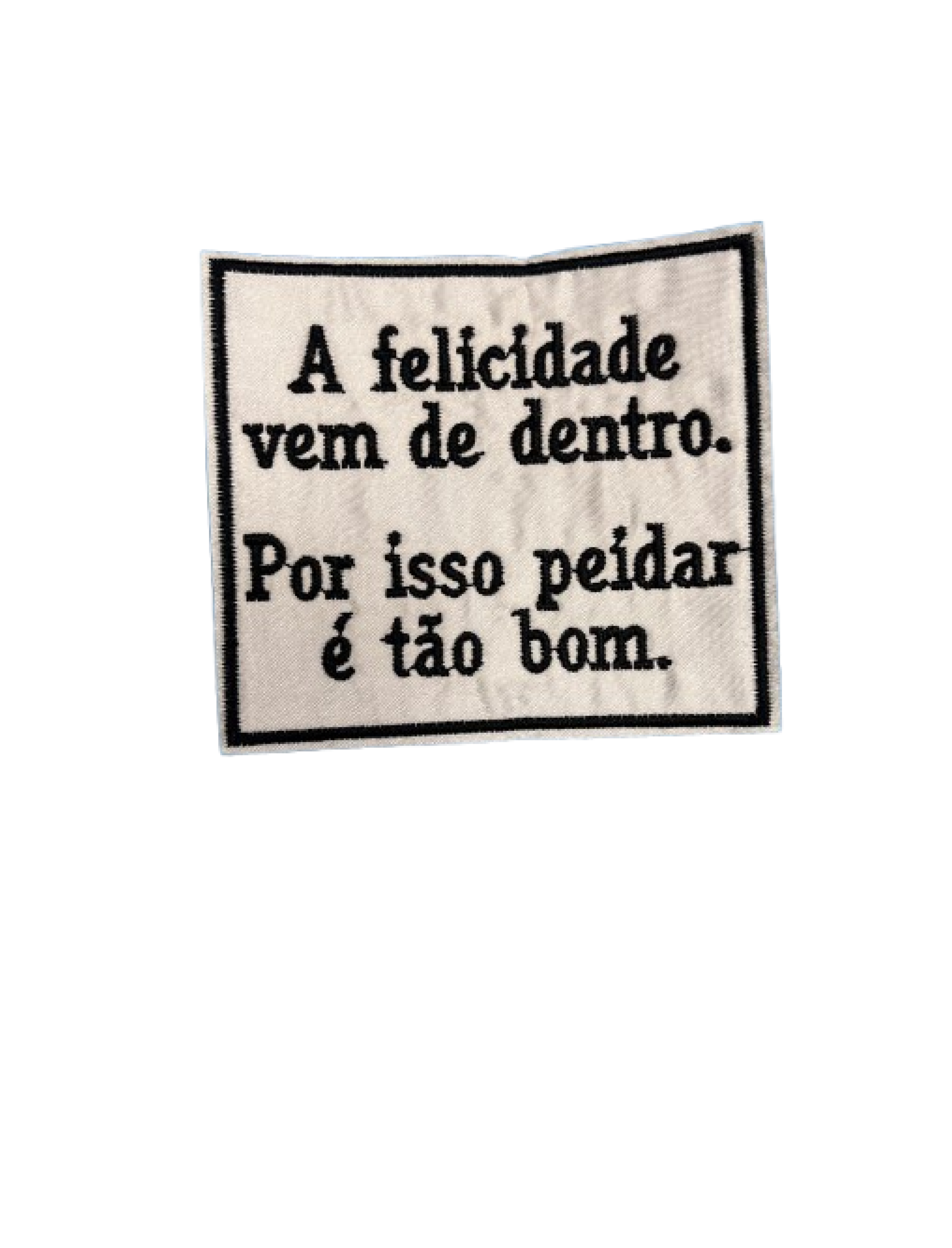 A felicidade vem de dentro