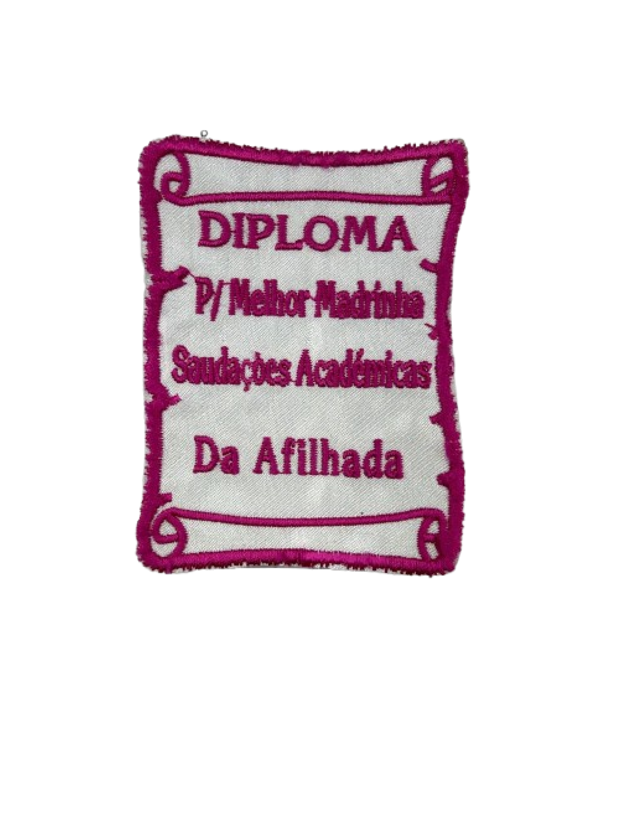 Diploma p/ melhor madrinha saudações académicas da afilhada 