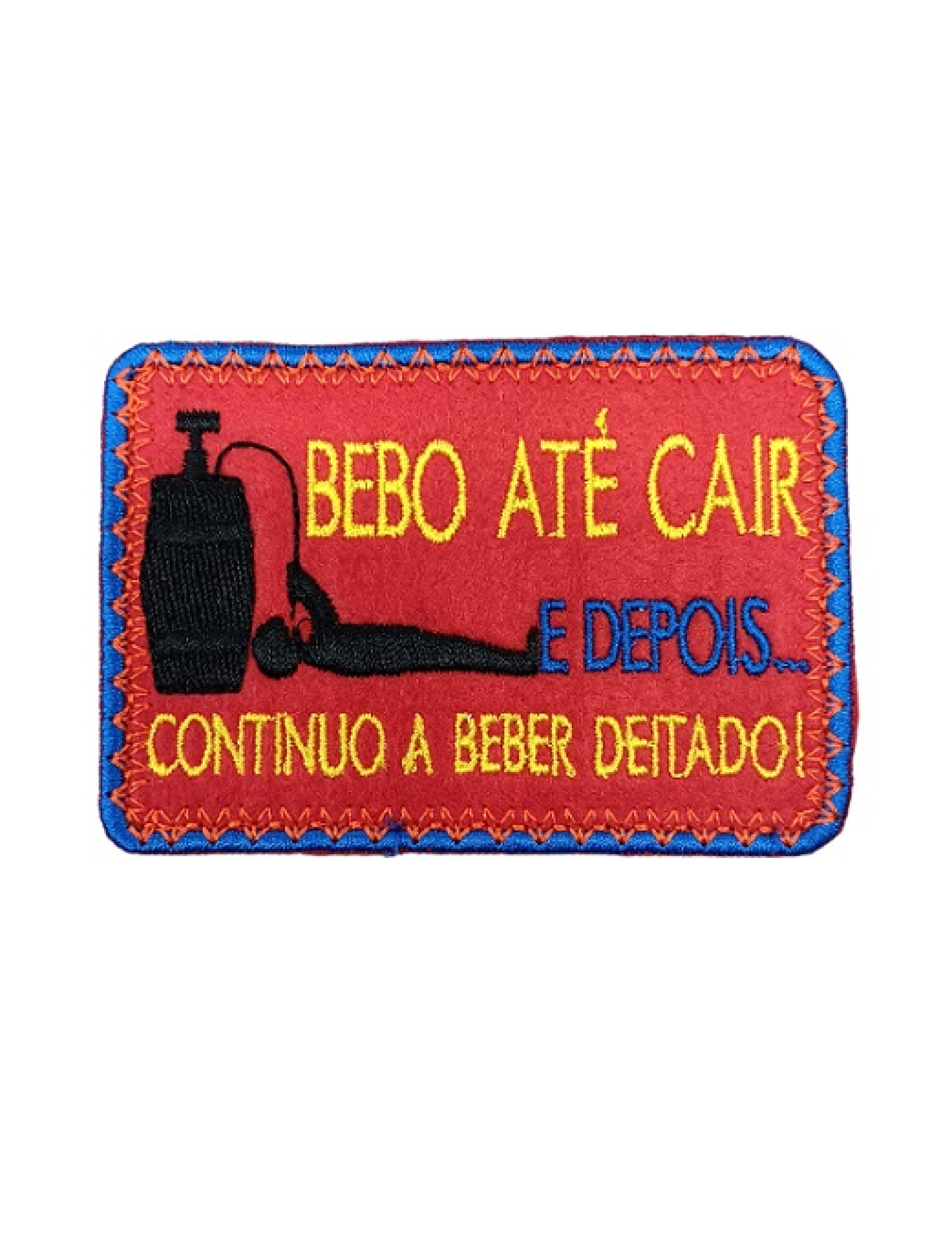 Bebo até cair e depois... continuo a beber deitado!