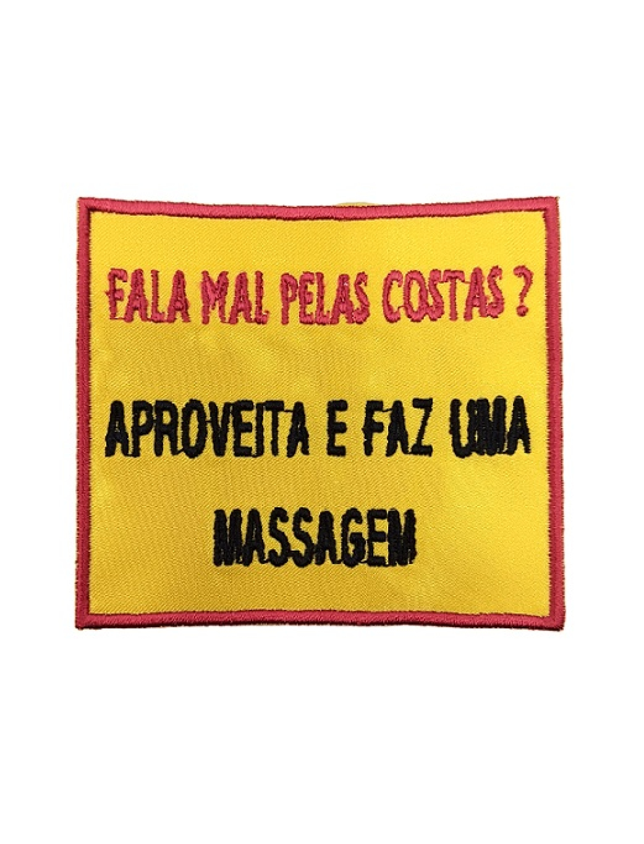 Fala mal pelas costas?