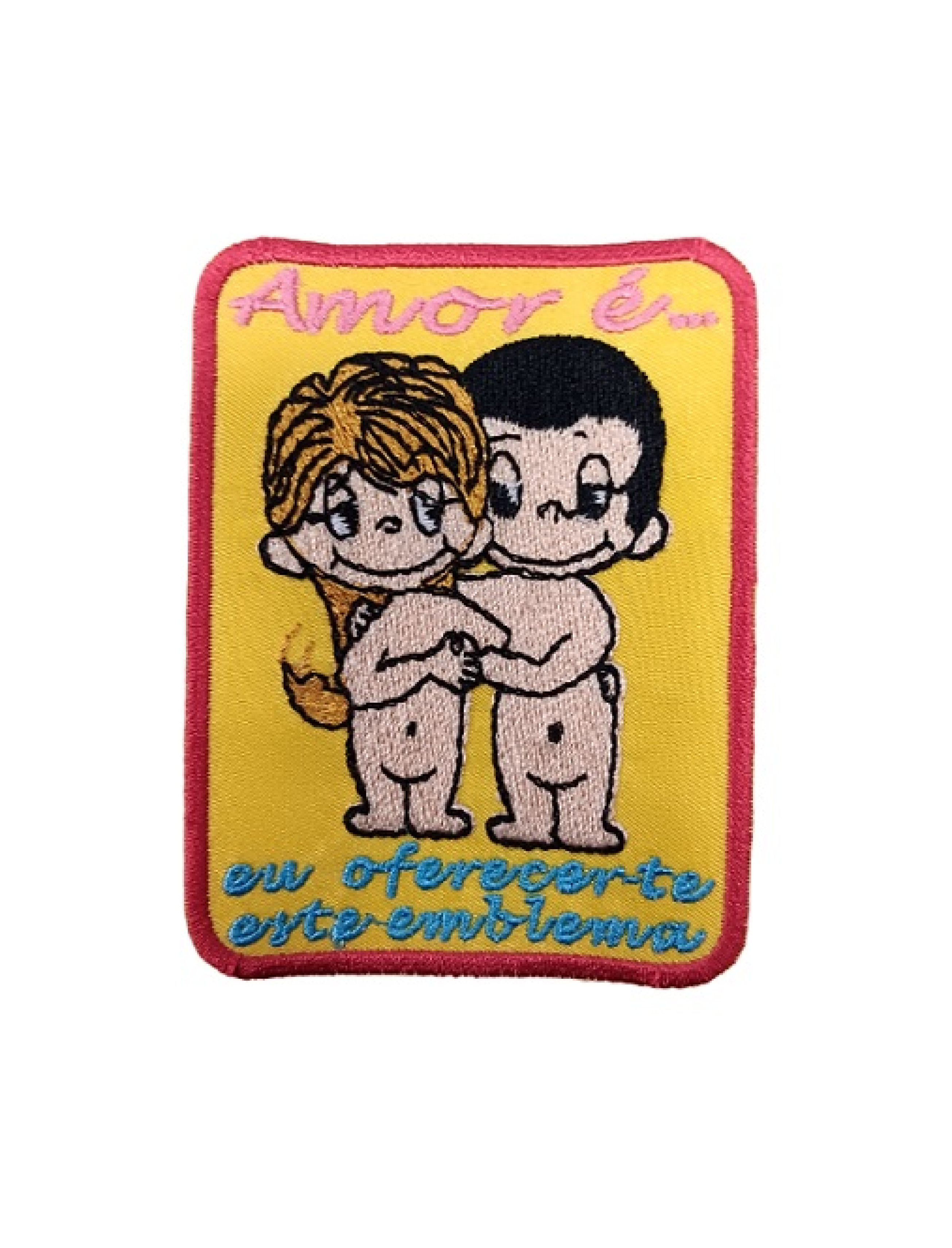 Amor é... eu oferecer-te este emblema
