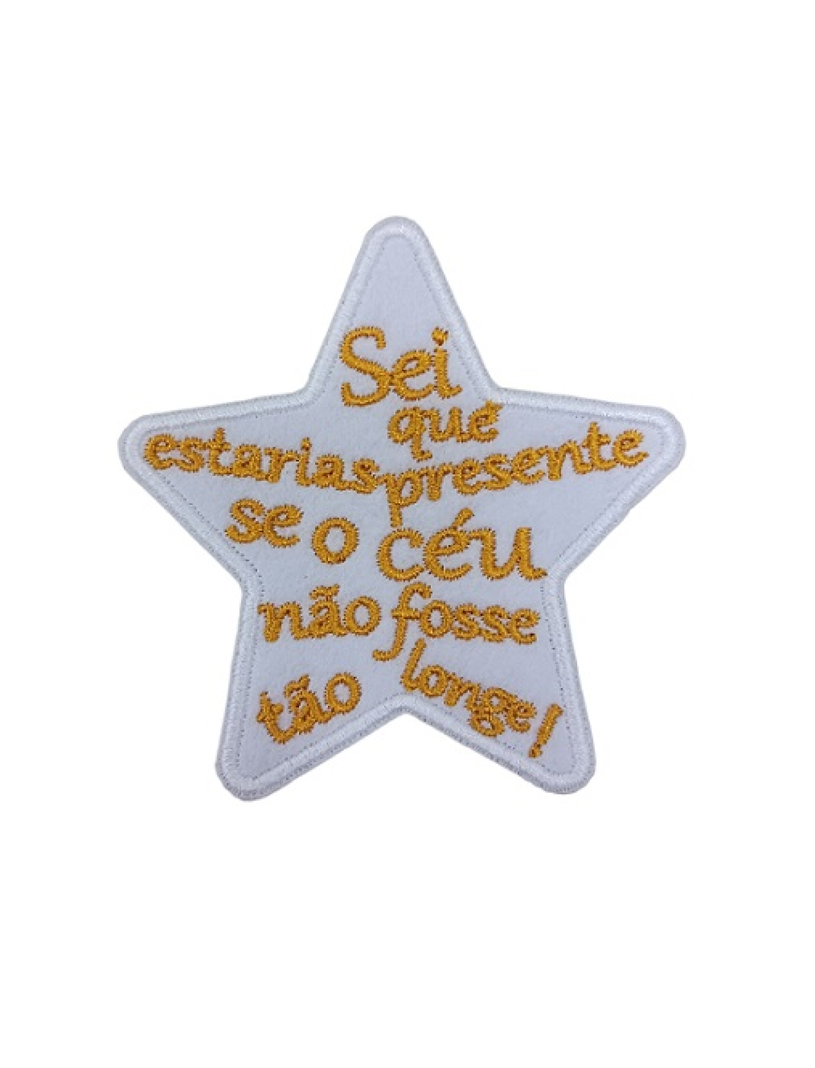 Sei que estarias presente se o céu não fosse tão longe!