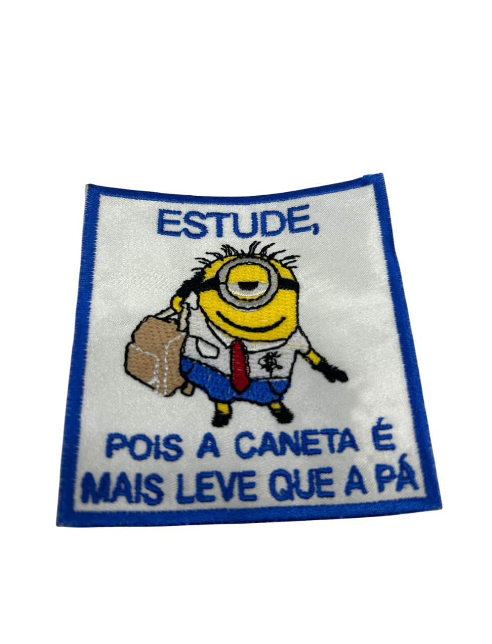 Estude, pois a caneta é mais leve que a pá