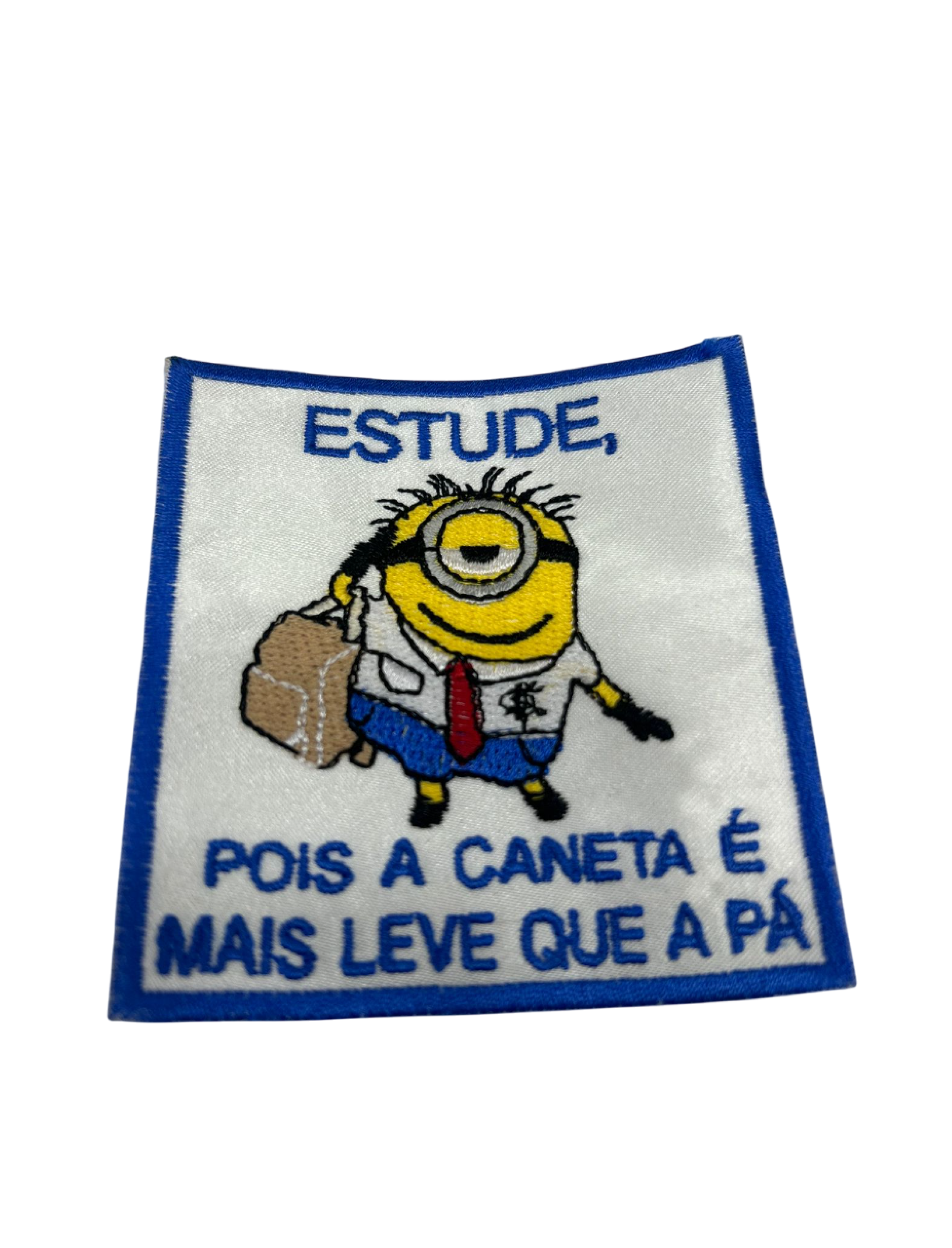 Estude, pois a caneta é mais leve que a pá