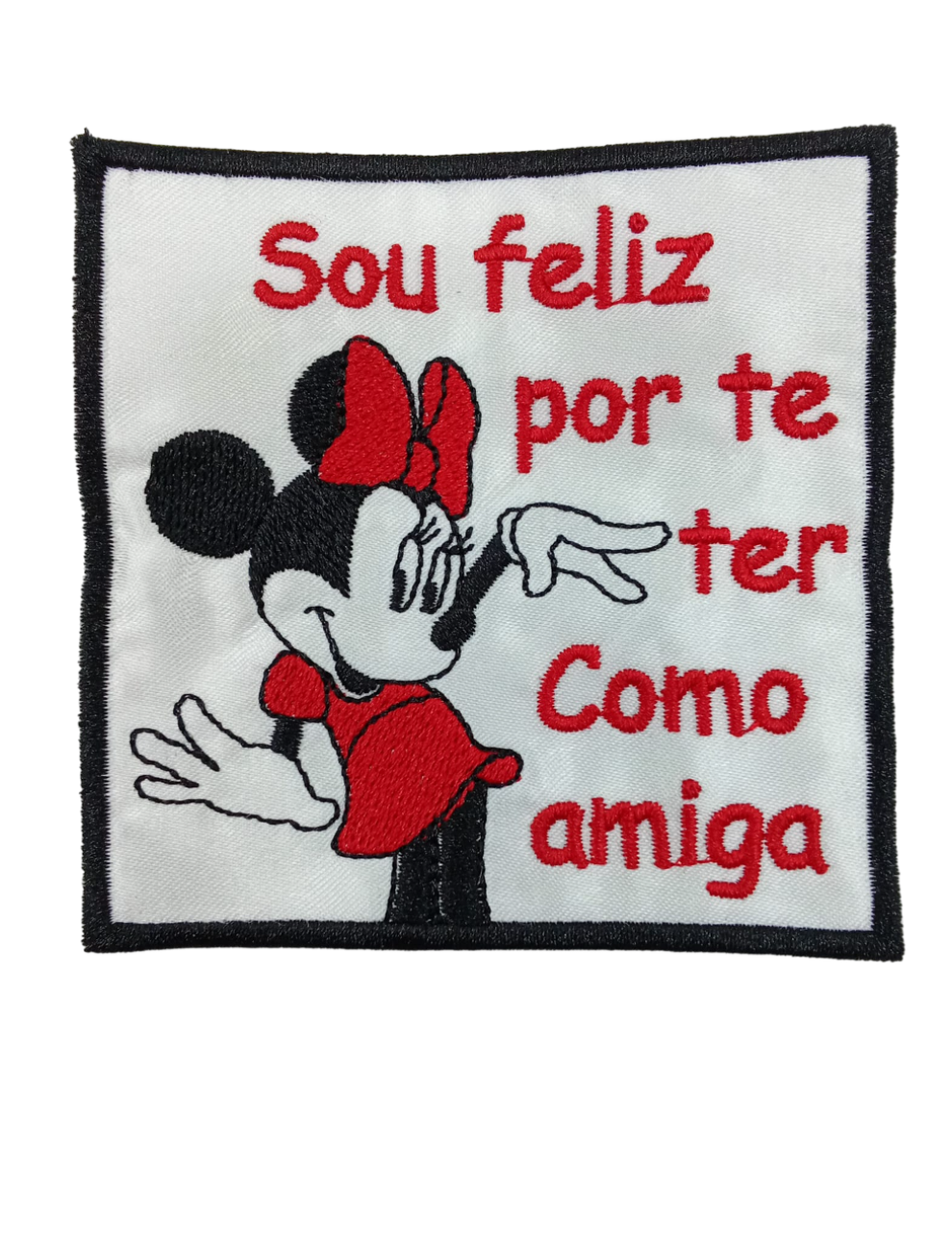 Sou feliz por te ter como amiga