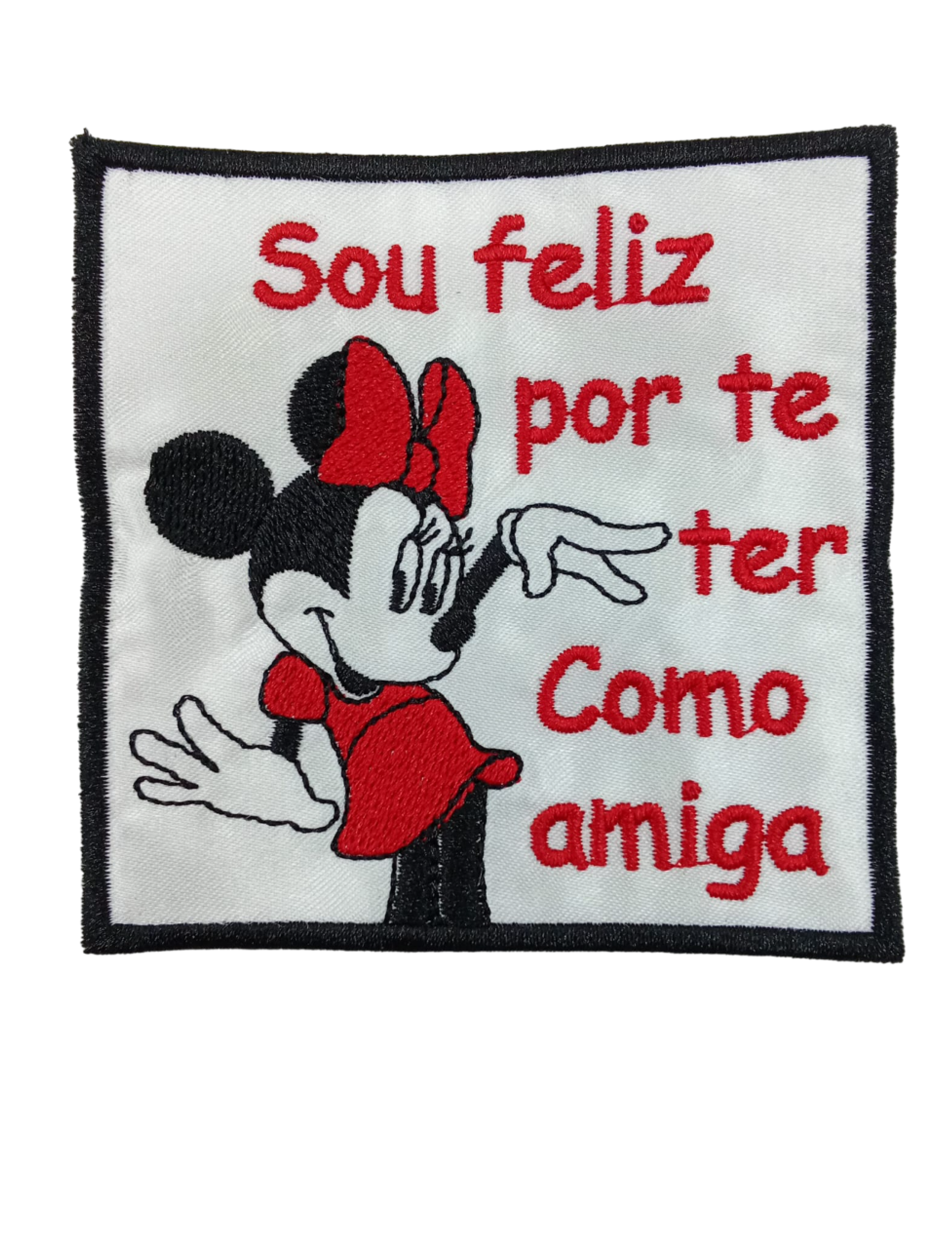 Sou feliz por te ter como amiga