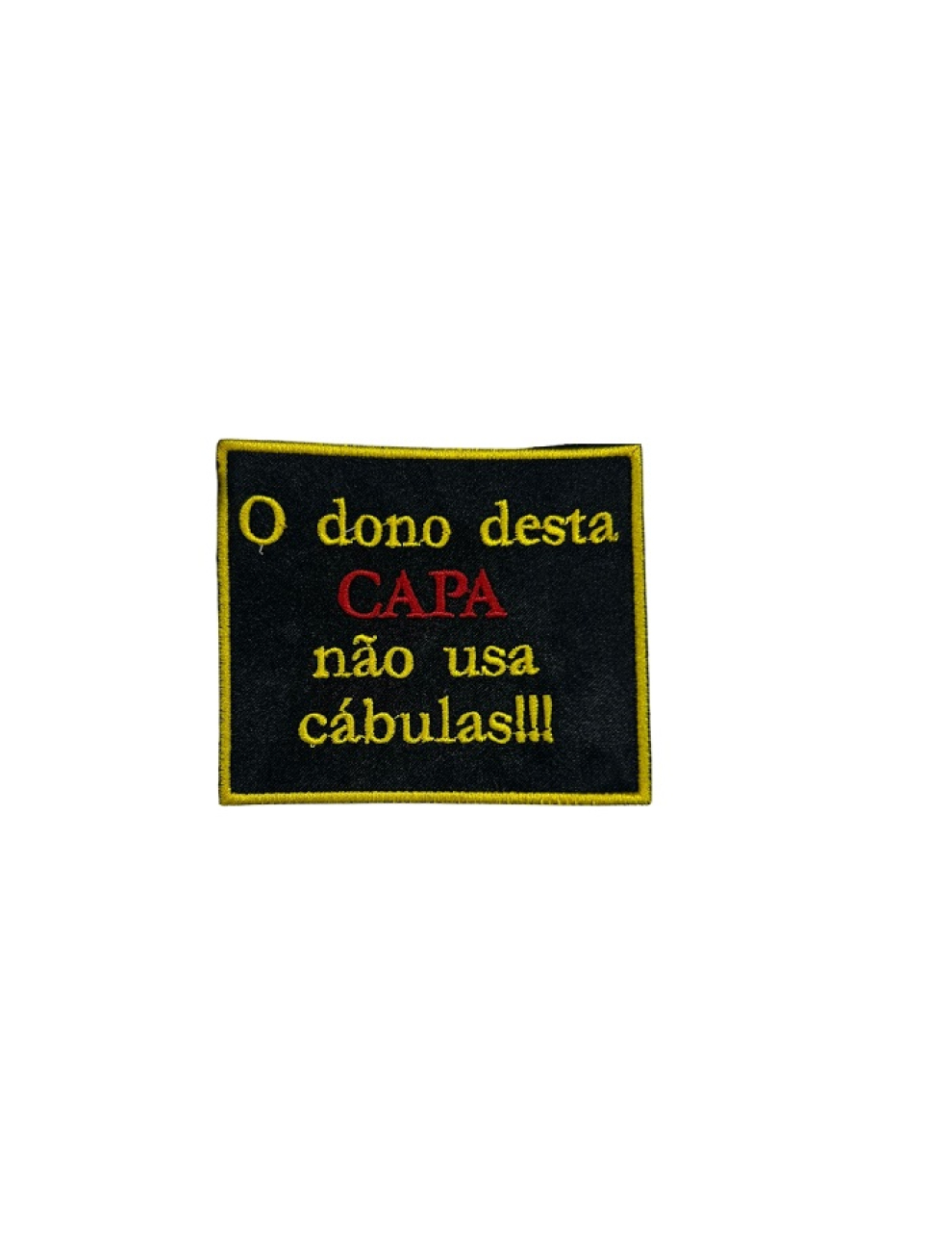 O dono desta capa não usa cábulas 